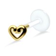 Hollow Heart Labrets Push-in LA-1010